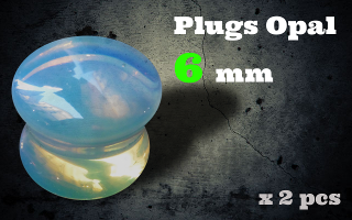 plug opale 6 mm