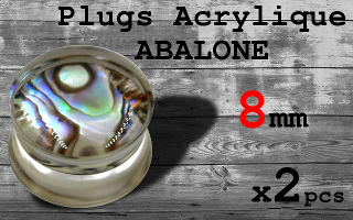 plug abalone 8 mm