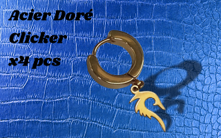 Clicker acier Dore tribal