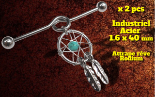 industriel acier 1.6 x 40 - attrape reve rodium
