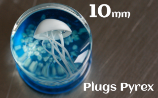 plugs pyrex 10 mm meduse