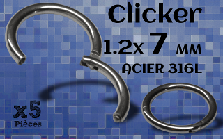 clicker Acier 1.2 x 7