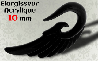 Elargisseur acrylique 10 mm