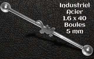 industriel Acier 1.6 x 40 mm - boule 5 mm