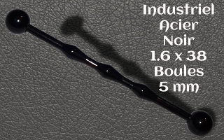 2 industriels acier 1.6 x 38 - boules 5 mm