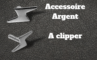 Accessoire clipable Argent - pour labret biolpastic et bioflex (non fourni)