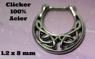 clicker Acier 100% - 1.2 x 8
