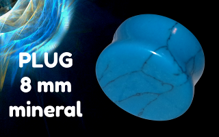 plug 8 mm mineral