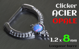 Clicker acier 1.2 x 8