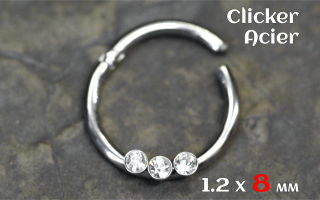 Clicker acier 1.2 x 8