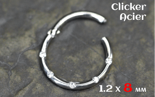 Clicker acier 1.2 x 8