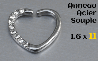 Anneau Souple 1.6 x 11 Acier