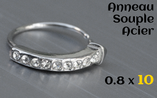 Anneau Souple 0.8 x 10 Acier